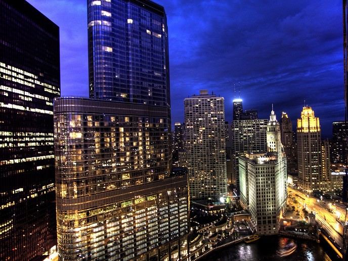 public-domain-images-free-stock-photos-chicago-skyline-night