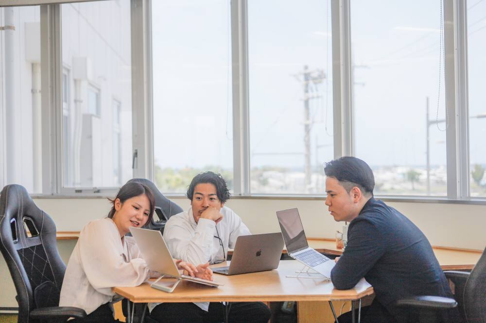 human creation 社内の様子